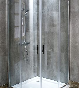 80x80 Curved Shower Enclosure - Model P04