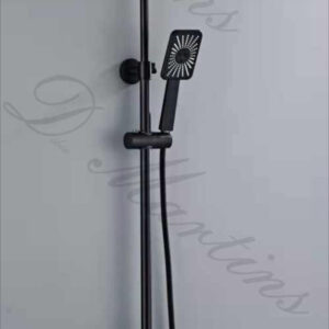 D-martin Black piano shower mixer