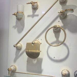 Royal Gold Bathroom Accessories Set