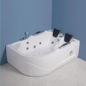 Luxury Double-Head Jacuzzi with Massage Jets
