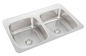 Triple Basin Double Bowl Kitchen Sink - Model KS-SS10